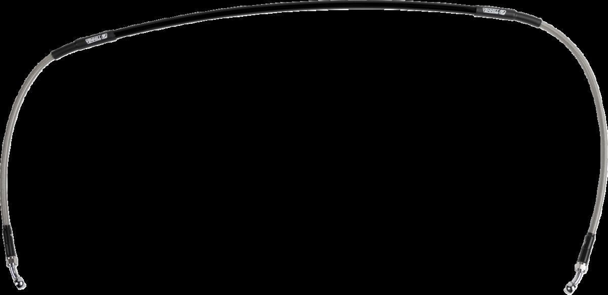 MOOSE Stainless Steel Braided Brake Line K01-1-038/P-CL