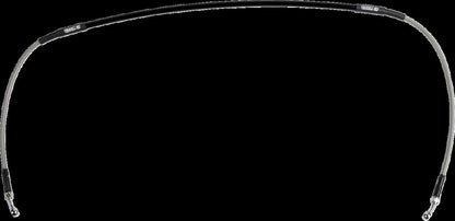 MOOSE Stainless Steel Braided Brake Line K01-1-038/P-CL
