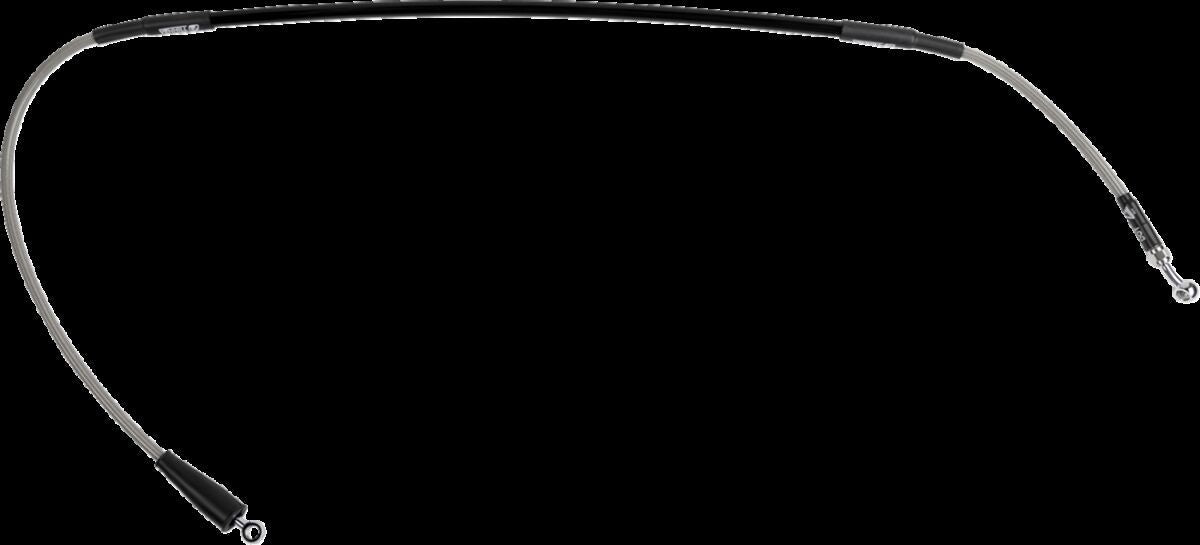 MOOSE Stainless Steel Braided Brake Line K01-1-040/P-CL