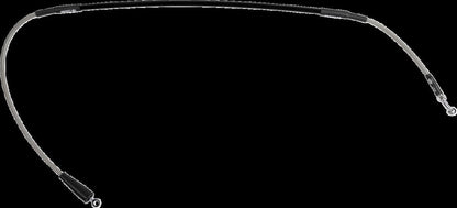 MOOSE Stainless Steel Braided Brake Line K01-1-040/P-CL