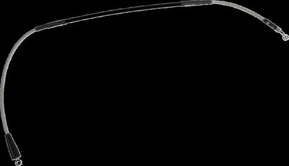 MOOSE Stainless Steel Braided Brake Line K01-1-041/P-CL