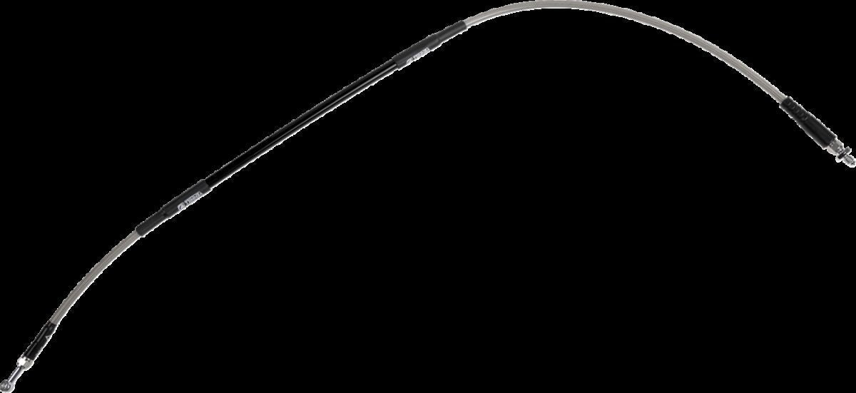 MOOSE Stainless Steel Braided Brake Line K01-1-043/P-CL