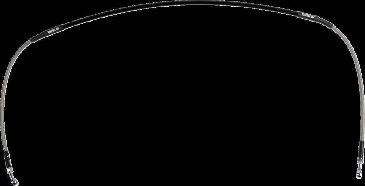 MOOSE Stainless Steel Braided Brake Line K01-1-044/P-CL