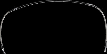 MOOSE Stainless Steel Braided Brake Line K01-1-044/P-CL