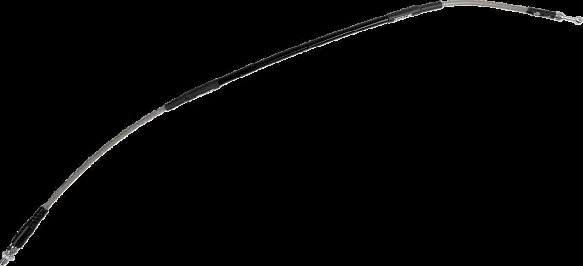 MOOSE Stainless Steel Braided Brake Line K01-1-047/P-CL