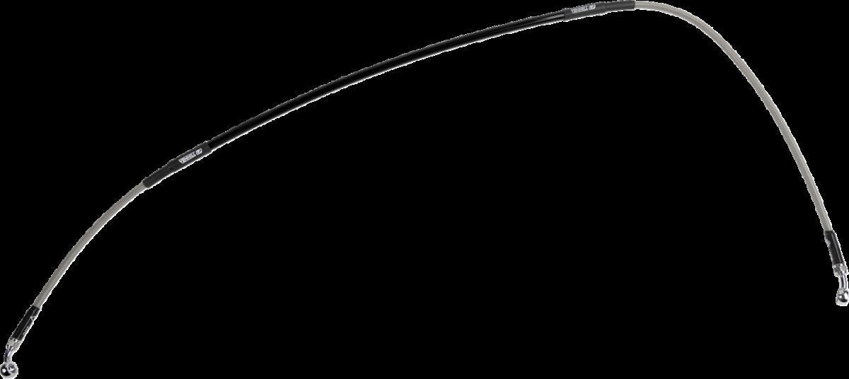 MOOSE Stainless Steel Braided Brake Line K01-1-048/P-CL