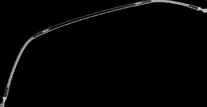 MOOSE Stainless Steel Braided Brake Line K01-1-049/P-CL