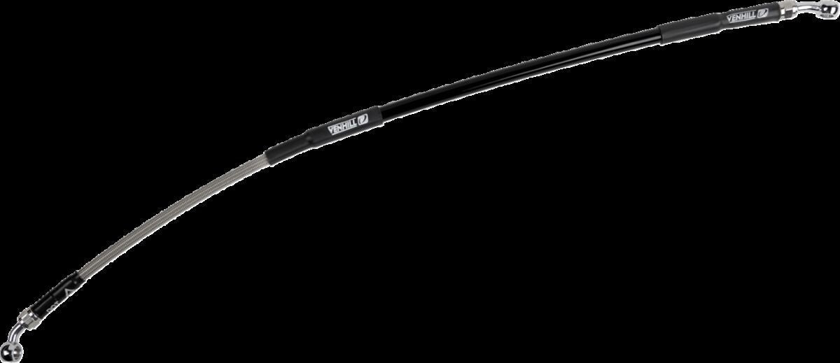 MOOSE Stainless Steel Braided Brake Line K01-2-011/P-CL