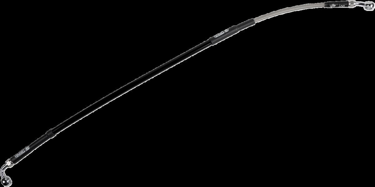 MOOSE Stainless Steel Braided Brake Line K01-2-019/P-CL