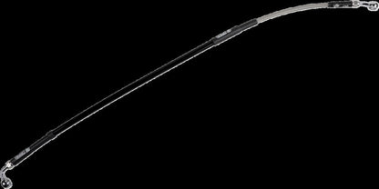 MOOSE Stainless Steel Braided Brake Line K01-2-019/P-CL