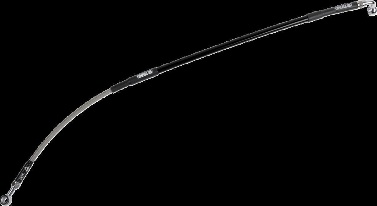 MOOSE Stainless Steel Braided Brake Line K01-2-026/P-CL