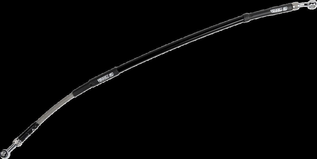 MOOSE Stainless Steel Braided Brake Line K01-2-028/P-CL