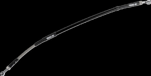 MOOSE Stainless Steel Braided Brake Line K01-2-028/P-CL