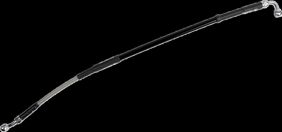MOOSE Stainless Steel Braided Brake Line K01-2-034/P-CL