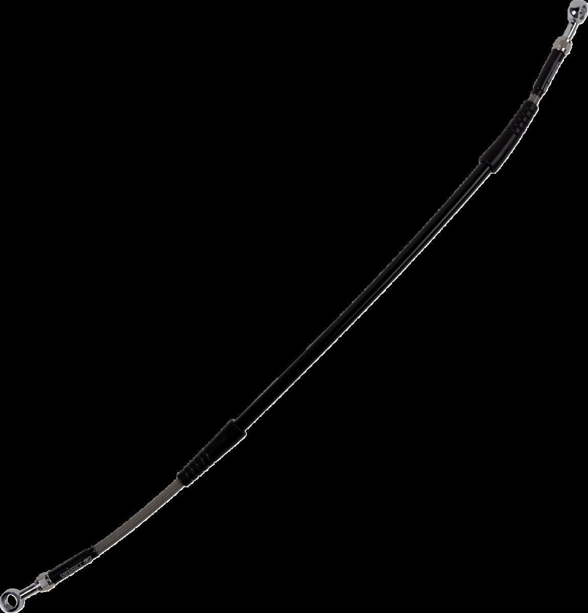 MOOSE Stainless Steel Braided Brake Line K02-2-027/P-CL