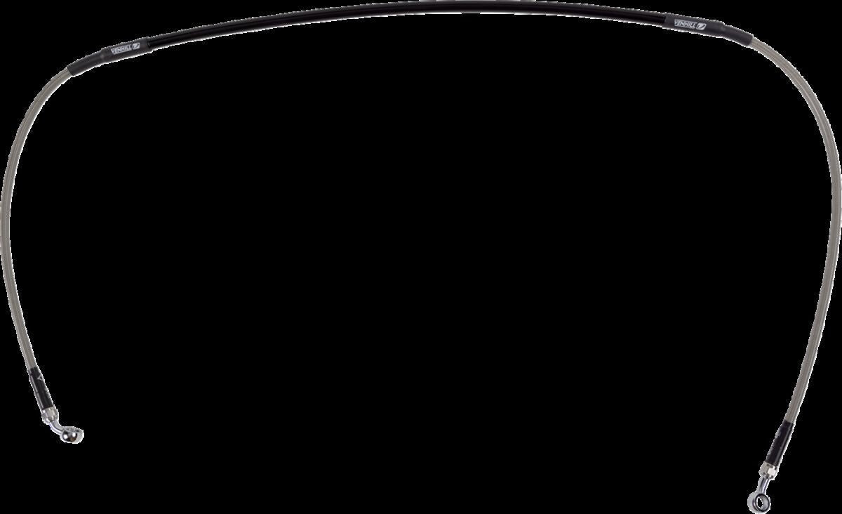 MOOSE Stainless Steel Braided Brake Line K02-1-059/P-CL