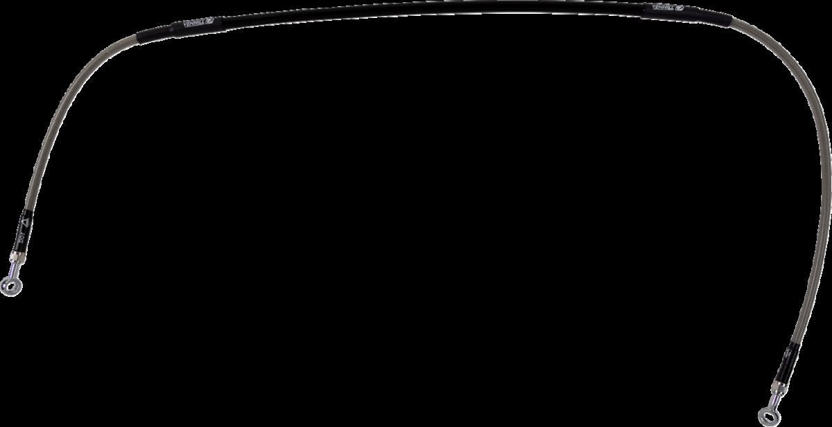 MOOSE Stainless Steel Braided Brake Line K02-1-051/P-CL