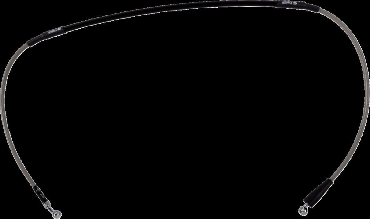 MOOSE Stainless Steel Braided Brake Line K02-1-055/P-CL