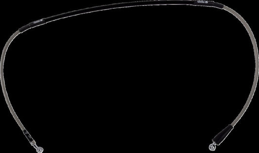 MOOSE Stainless Steel Braided Brake Line K02-1-055/P-CL