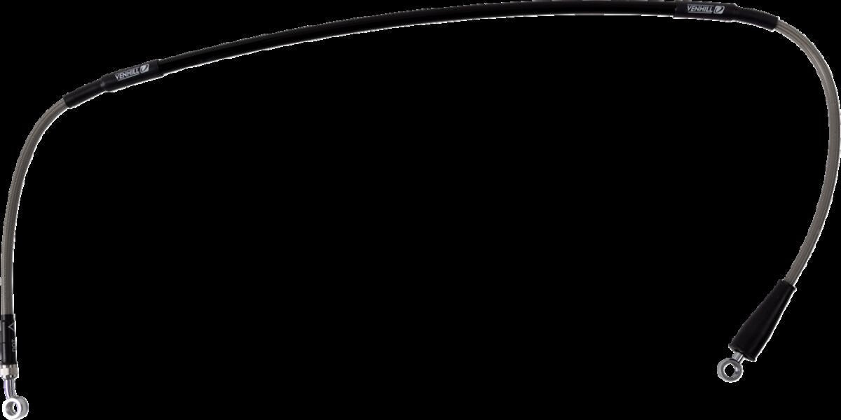 MOOSE Stainless Steel Braided Brake Line K02-1-056/P-CL