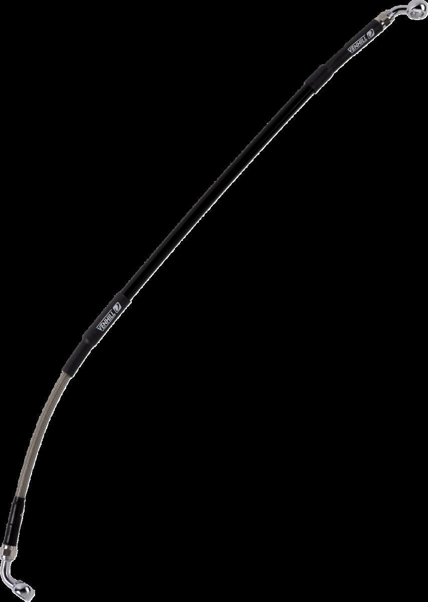 MOOSE Stainless Steel Braided Brake Line K02-2-019/P-CL