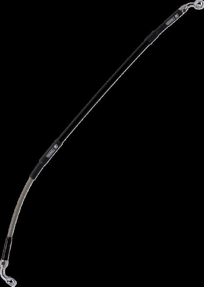 MOOSE Stainless Steel Braided Brake Line K02-2-019/P-CL