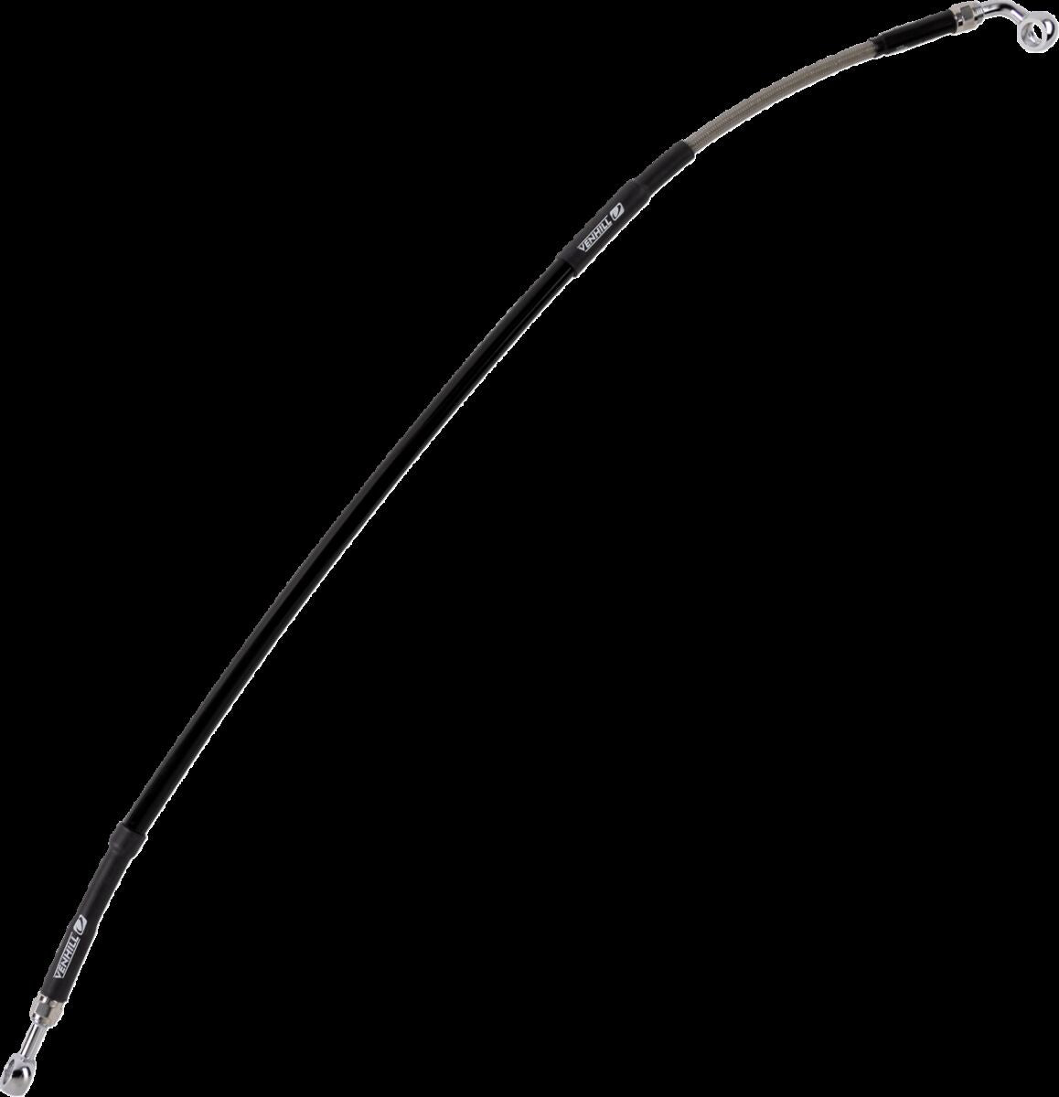 MOOSE Stainless Steel Braided Brake Line K02-2-034/P-CL