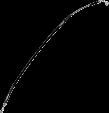 MOOSE Stainless Steel Braided Brake Line K02-2-034/P-CL