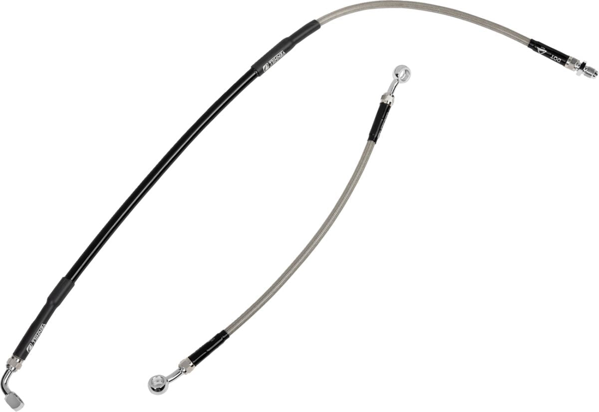 MOOSE Stainless Steel Braided Brake Line Pair B05-2-012/P