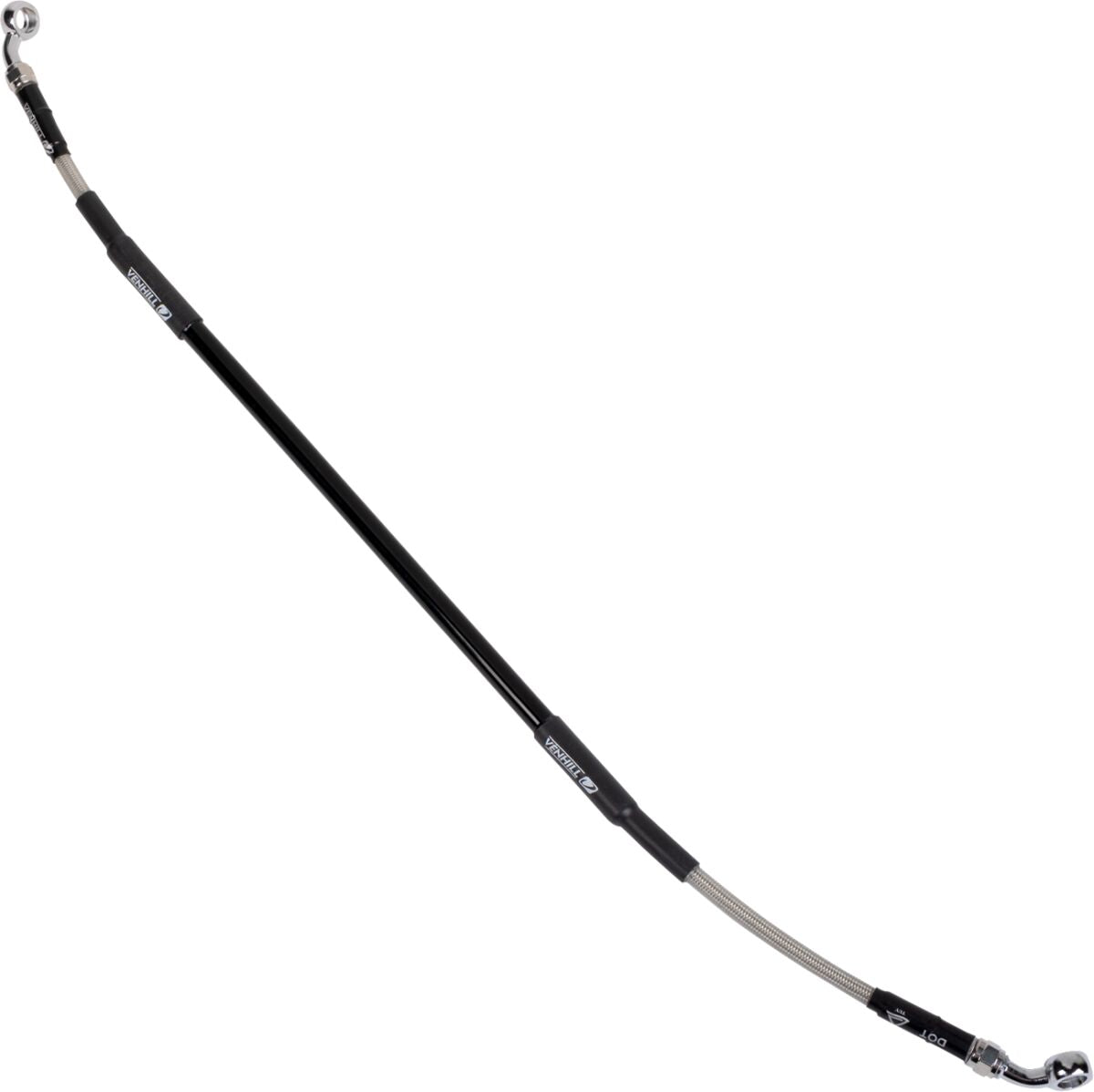 MOOSE Stainless Steel Braided Brake Line - REAR B05-2-013/P
