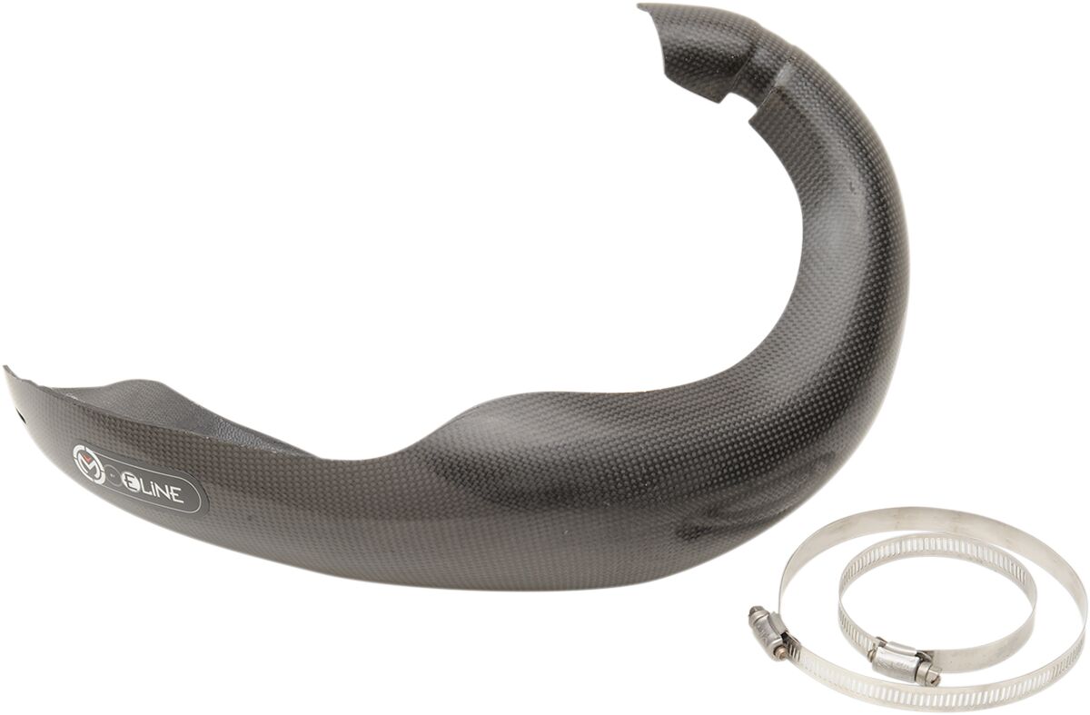 MOOSE CARBON FIBER PIPE GUARD FOR 2-STROKE STOCK EXHAUST MPG15016
