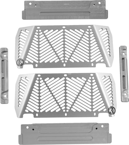 MOOSE RADIATOR GUARD SILVER KAWASAKI 12-3000
