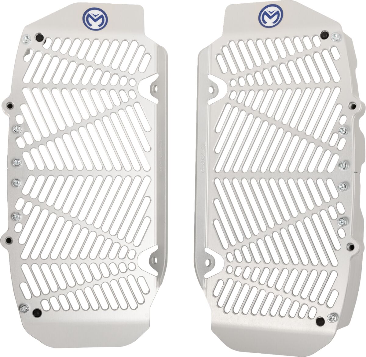 MOOSE RADIATOR BRACES SILVER TRIUMPH MX 12-2024