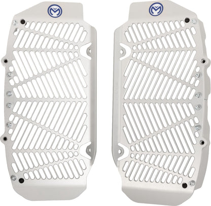 MOOSE RADIATOR BRACES SILVER TRIUMPH MX 12-2024