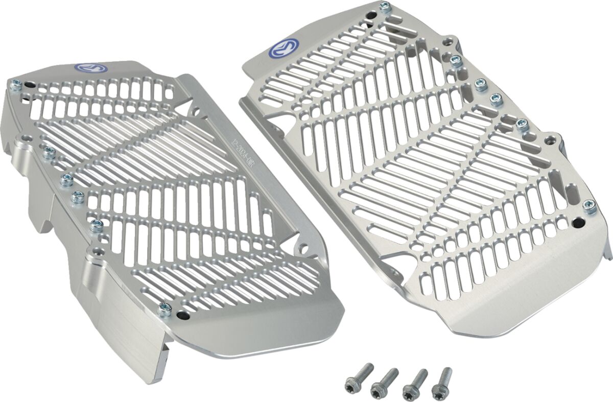 MOOSE RADIATOR BRACES SILVER TRIUMPH MX 12-2024