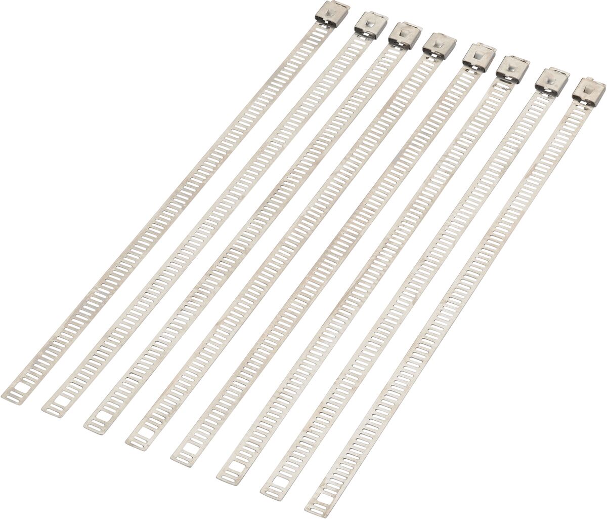 MOOSE 8" CABLE TIES LADDER STYLE STAINLESS STEEL 8-PACK 304-0509