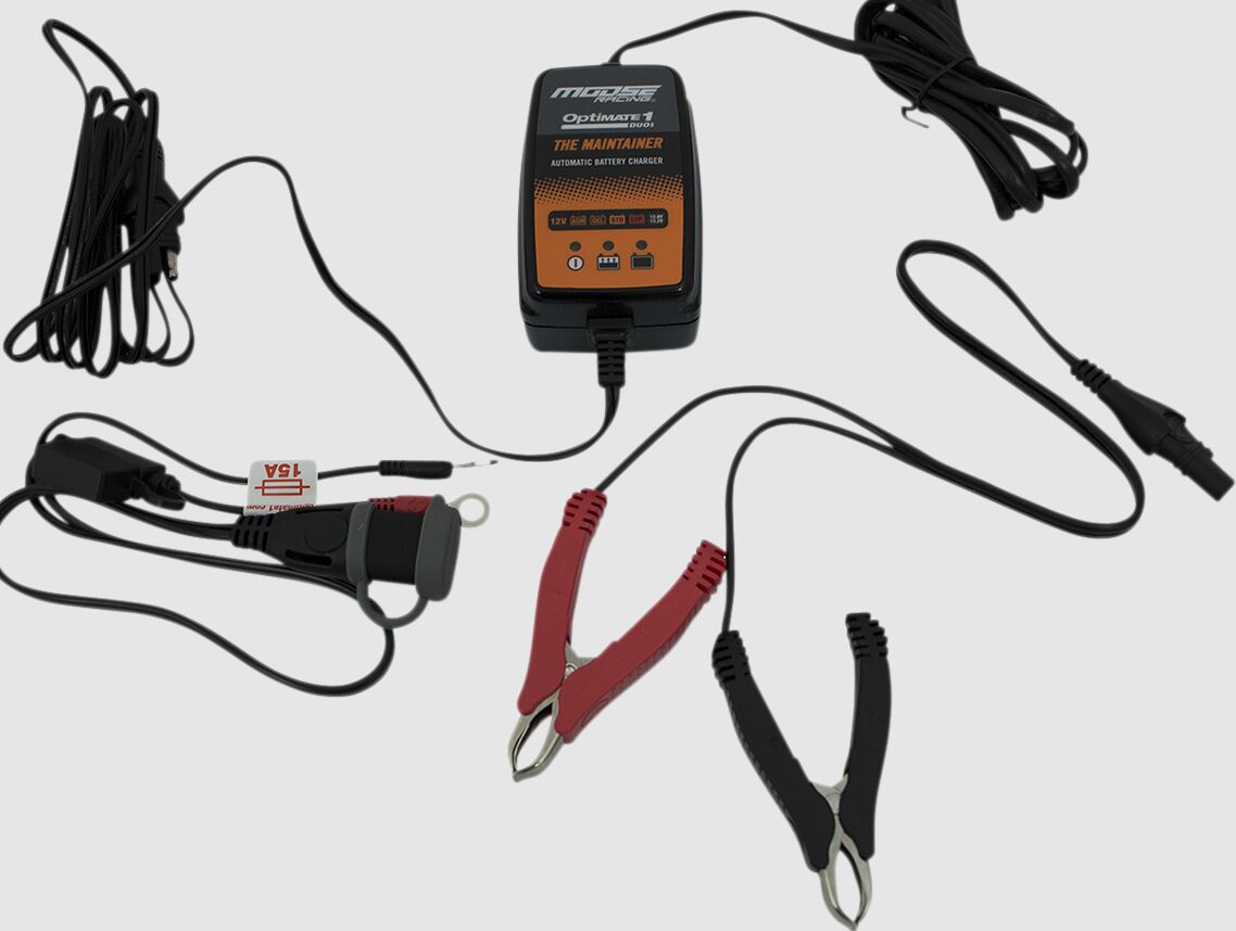 MOOSE OPTIMATE 1 DUO CHARGER - UK PLUG TM612