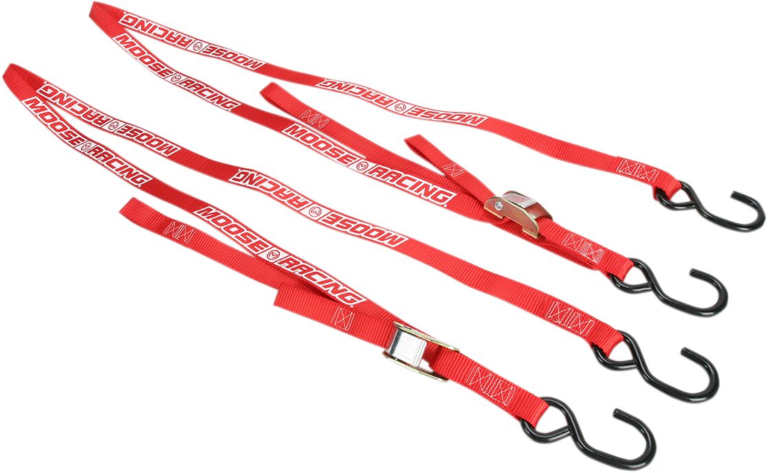 MOOSE HEAVY-DUTY SOFT STRAP EXTENSION TIE-DOWN 7' RED 3920-0303