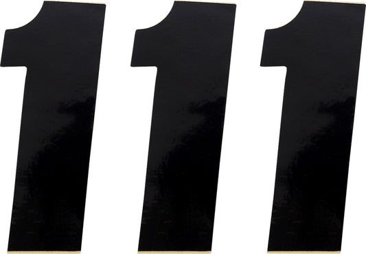 Moose Race Number Black 4.5" # 1 80011