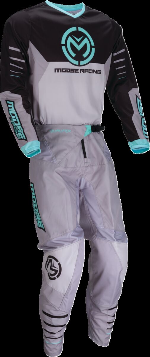 Moose Racing PANT QUALIFIER GRAY/TEAL 30 2901-11823
