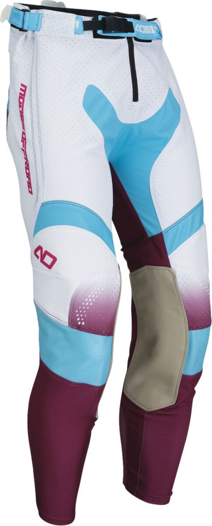 Moose Racing PANT ALPHA ONE WHITE/PURPLE 34 2901-12958