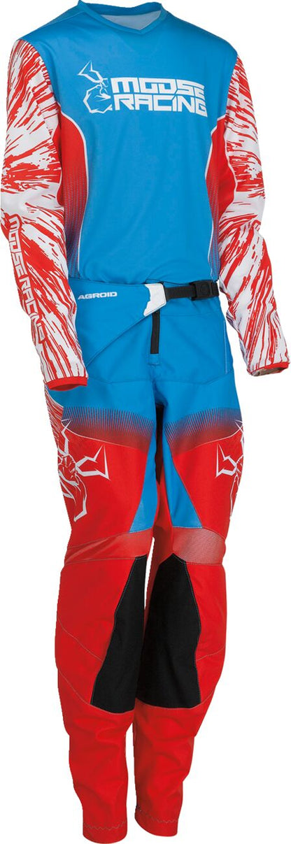 Moose Racing PANT YTH AGRD RD/WH/BL 24 2903-2270