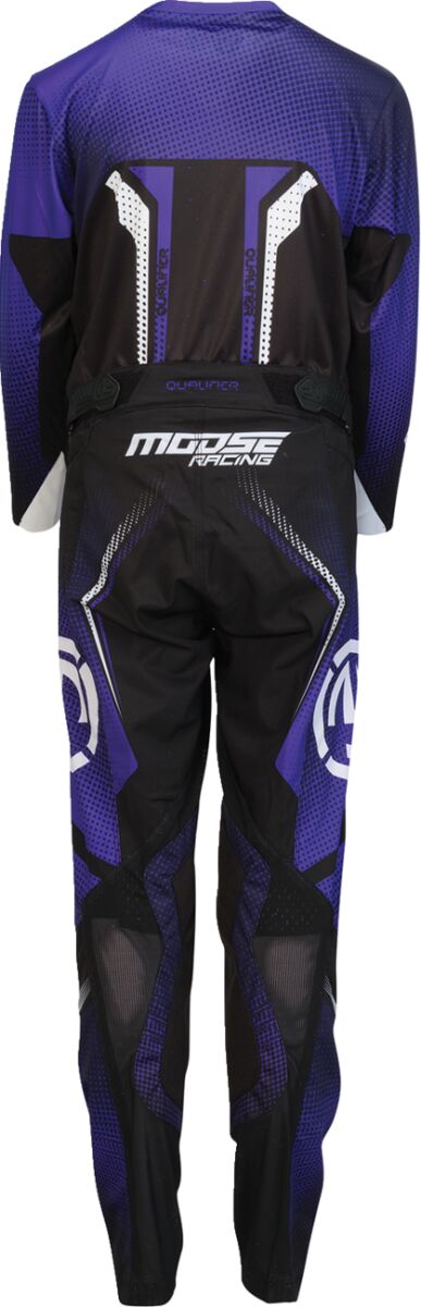 Moose Racing PANT YTH QUALIFIER BLACK/PURPL 2903-2658