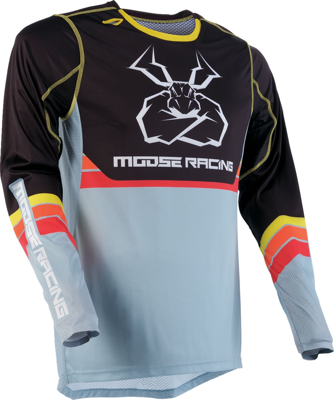 Moose Racing Agroid Jersey - Gray/Yellow - Medium 2910-7513