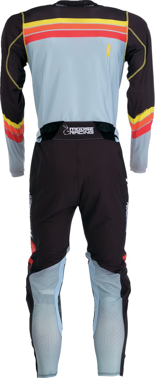 Moose Racing Agroid Jersey - Gray/Yellow - Medium 2910-7513