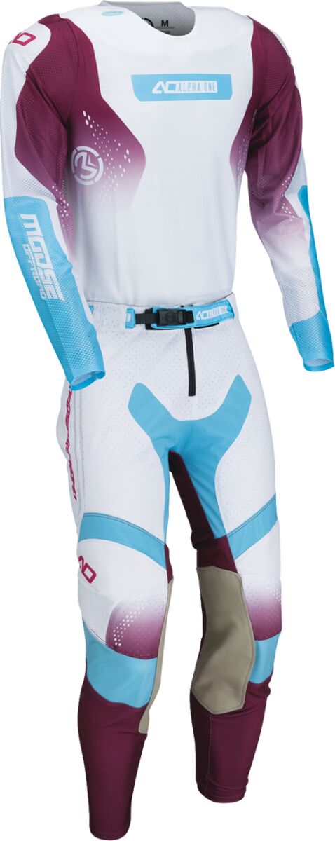 Moose Racing JERSEY ALPHA ONE WHITE/PURPLE 2910-8818