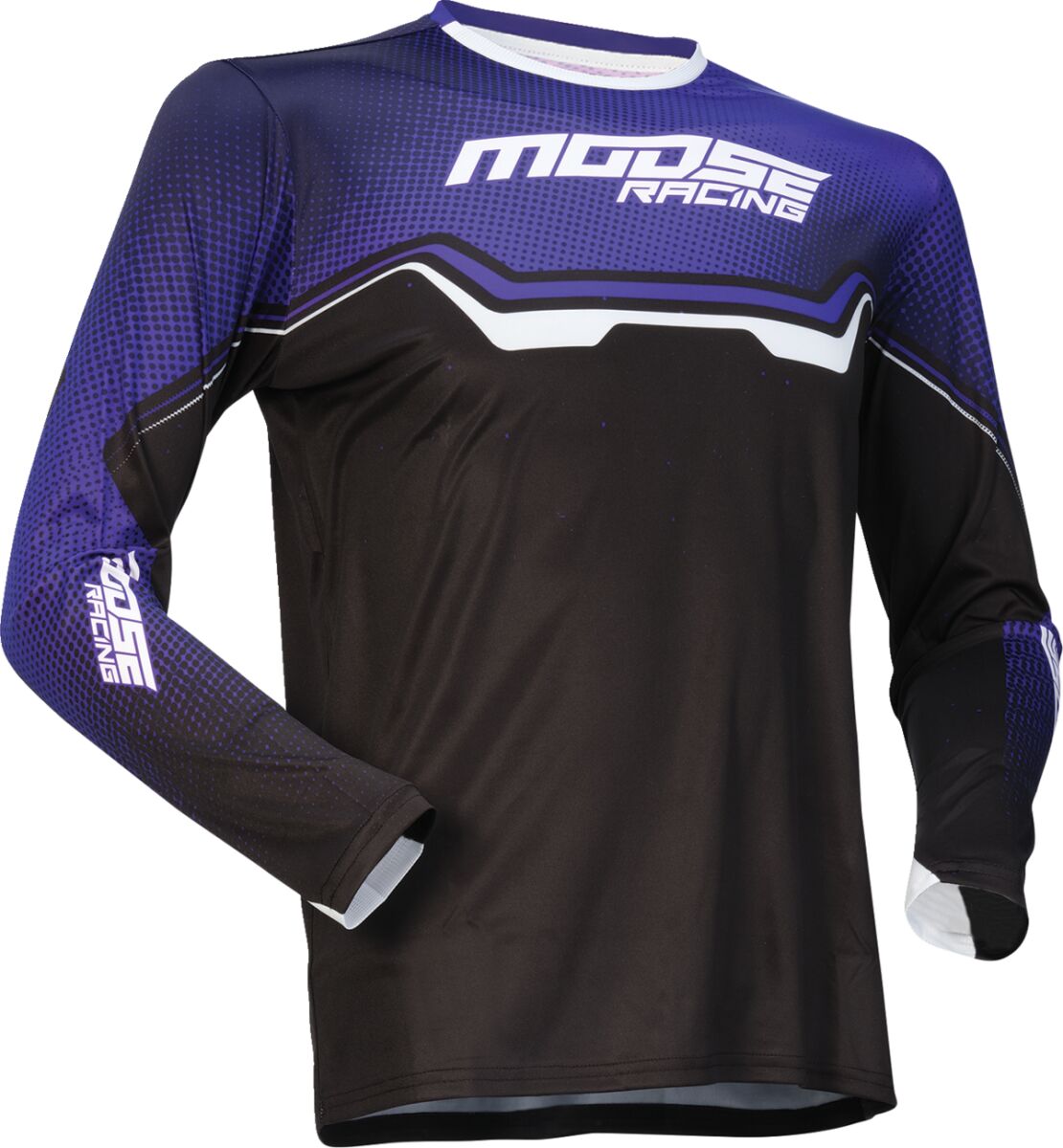 Moose Racing JERSEY YOUTH QUALIFIER PURPLE/BLACK/WHITE LG 2912-2635