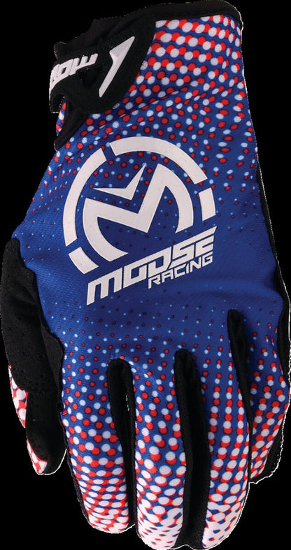 Moose Racing GLOVE SX1 RED/WHITE/BLUE XL 3330-8063