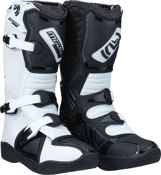 Moose Racing BOOT S18Y M1.3 WH/BK 4 3411-0433
