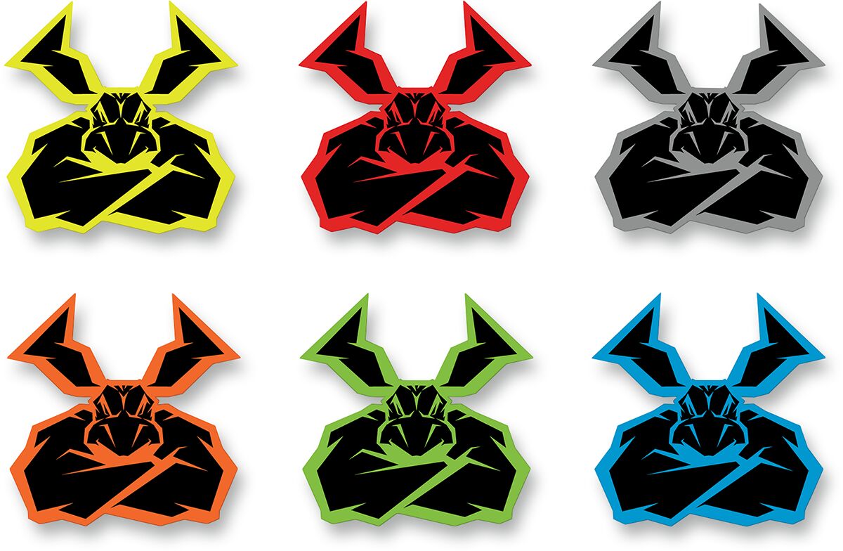 Moose Racing AGROID COLORS S18 DECAL 6-PACK 4320-2023